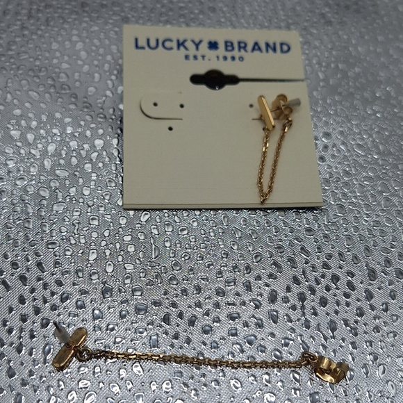 Lucky Brand earrings Horizontal Bar - Picture 6 of 9